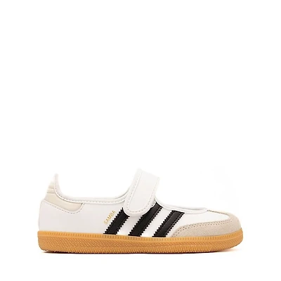 adidas Samba Jane Athletic Shoe - Little Kid Cloud White / Core Black Gum