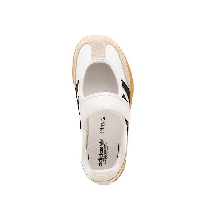 adidas Samba Jane Athletic Shoe - Little Kid Cloud White / Core Black Gum