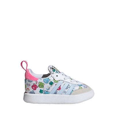 adidas x Care Bears Samba Quick-On Shoe - Baby / Toddler Cloud White Crystal Sky