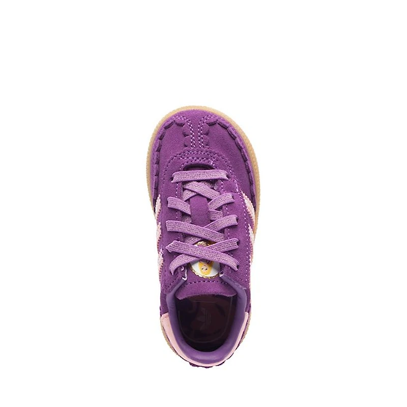 adidas x Disney Princess Rapunzel Handball Spezial Athletic Shoe - Baby / Toddler Purple Pink Gum