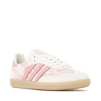 Chaussure athlétique adidas Samba OG pour femmes - Blanc cassé / Rose