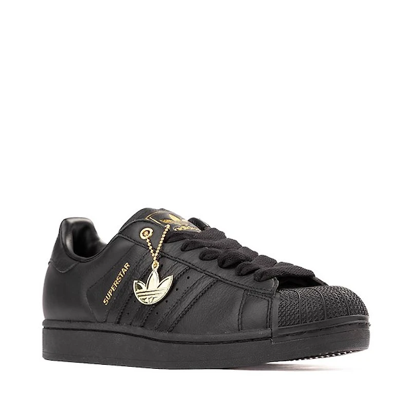 adidas Superstar II Athletic Shoe - Core Black / Gold Metallic