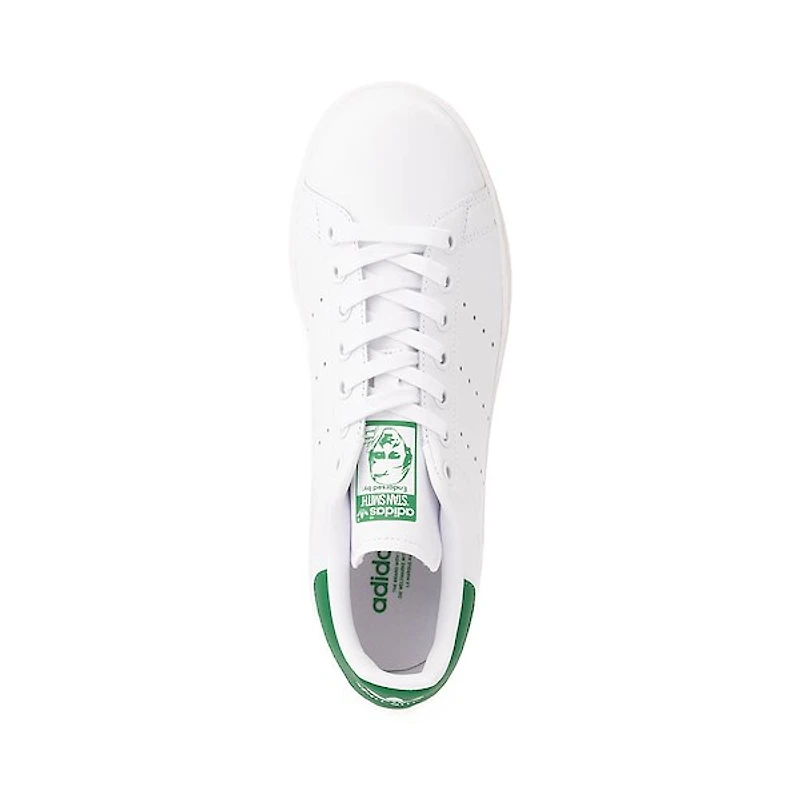 Womens adidas Stan Smith Athletic Shoe - Cloud White / Green