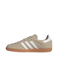 adidas Samba OG Athletic Shoe - Khaki Three / Cloud White Gum