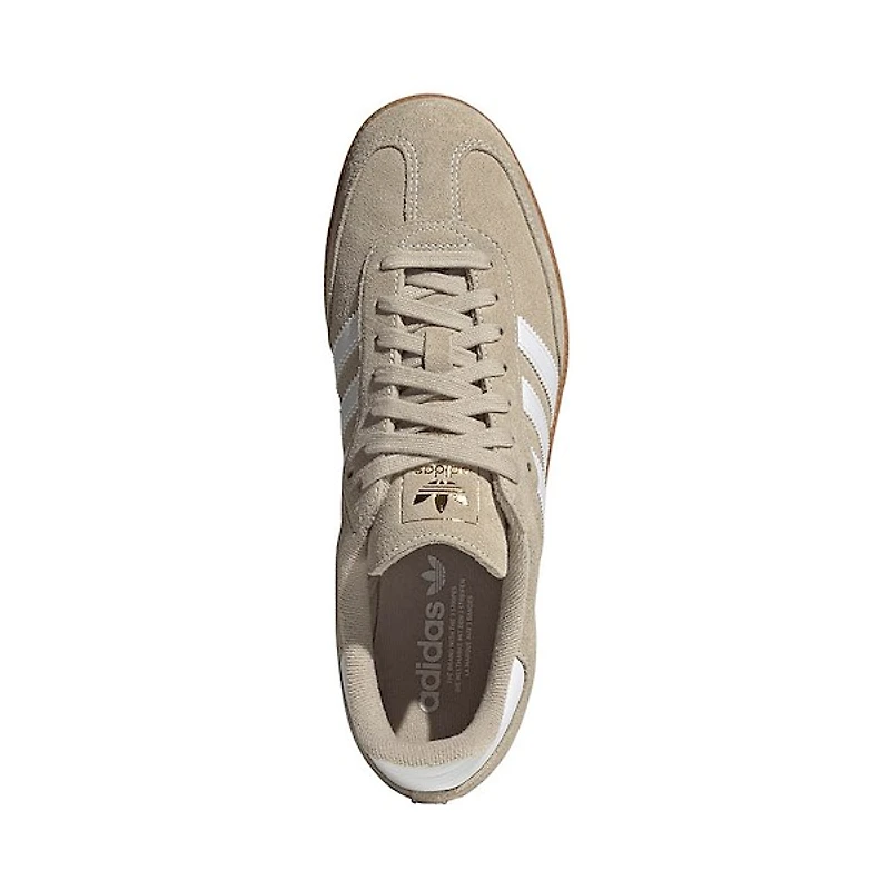 adidas Samba OG Athletic Shoe - Khaki Three / Cloud White Gum
