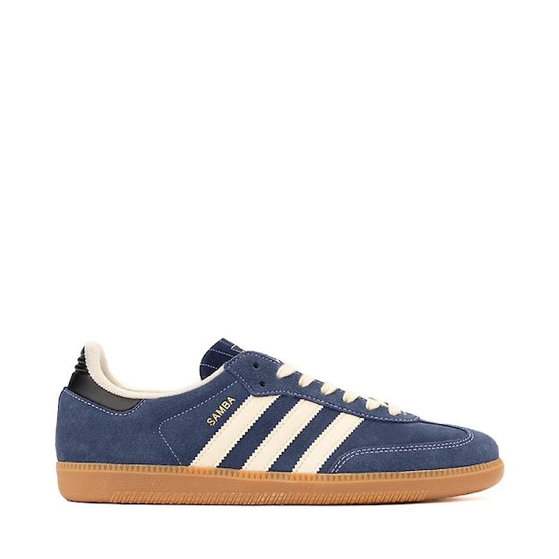 Mens adidas Samba OG Athletic Shoe - Night Indigo / Warm Vanilla Gum