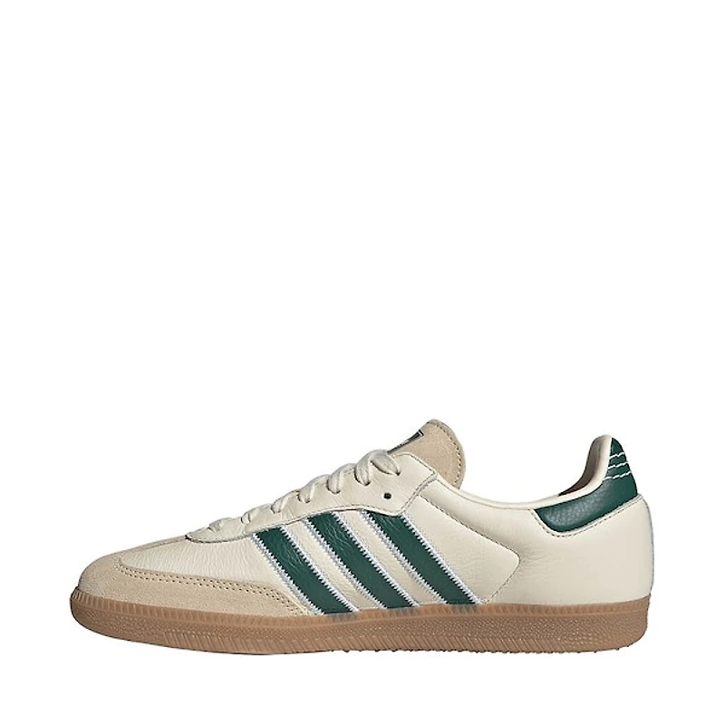 Mens adidas Samba OG Athletic Shoe - Cream White / Collegiate Green Gum
