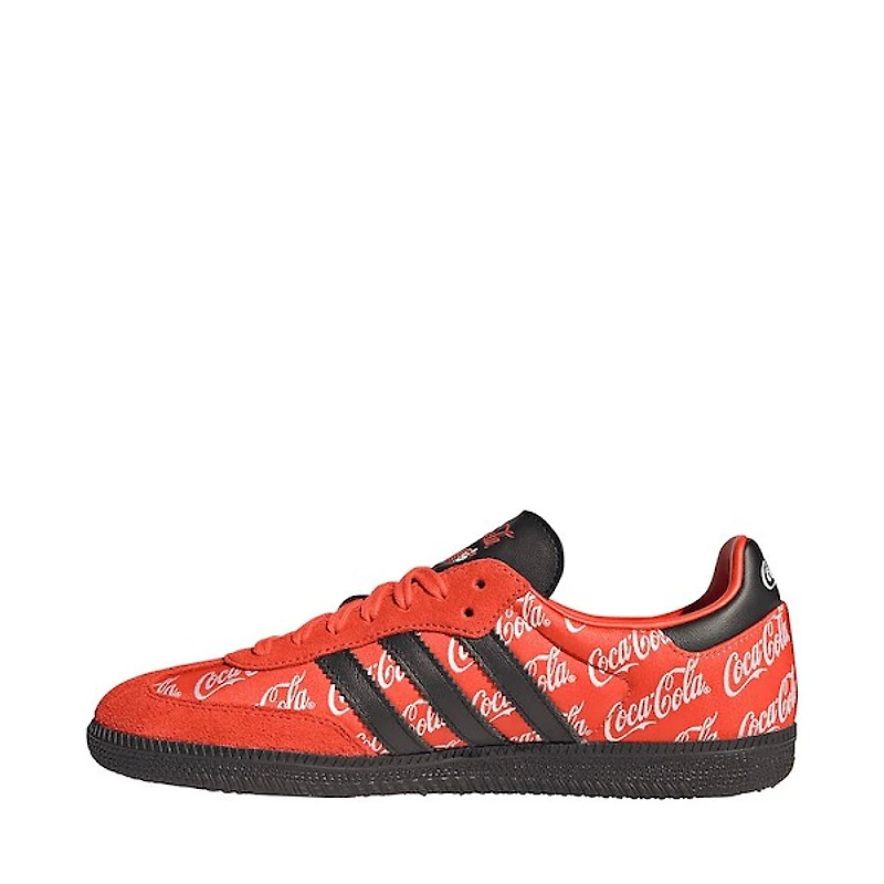 Mens adidas Coca-Cola Samba OG Athletic Shoe - Red / Core Black Cloud White