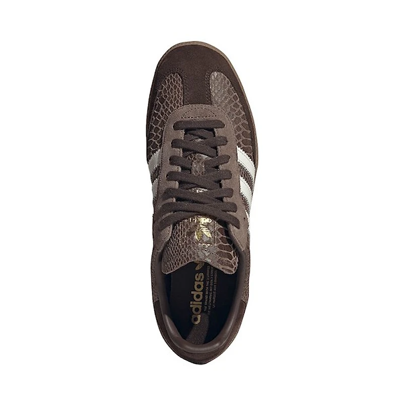 Chaussure athlétique adidas Samba OG pour hommes - Brun / Blanc cassé Gomme
