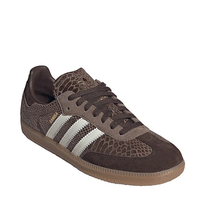 Chaussure athlétique adidas Samba OG pour hommes - Brun / Blanc cassé Gomme