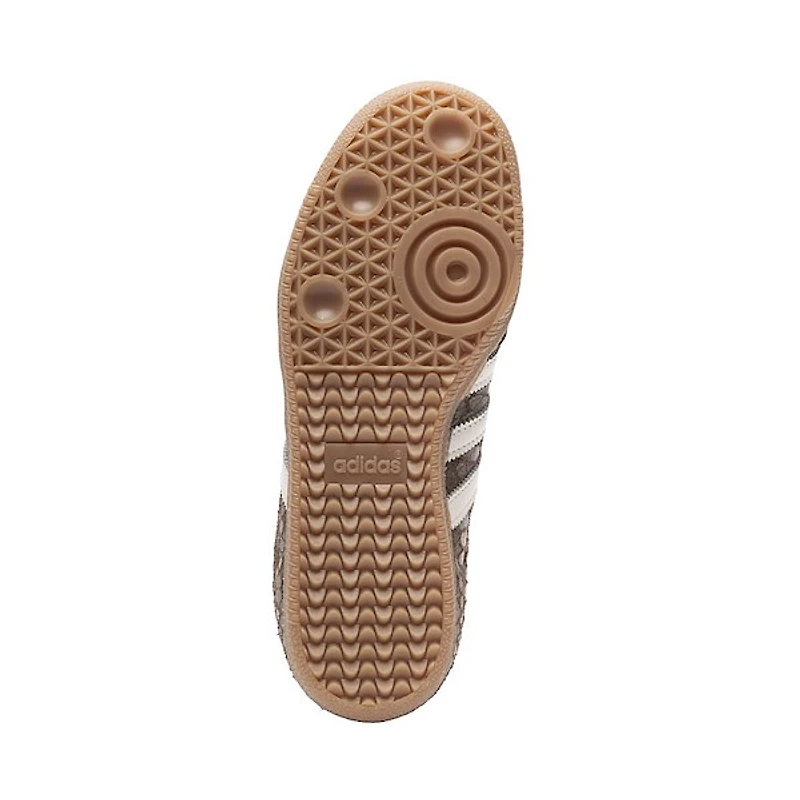 Chaussure athlétique adidas Samba OG pour hommes - Brun / Blanc cassé Gomme