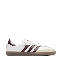 Womens adidas Samba OG Athletic Shoe - Cloud White / Maroon Gum