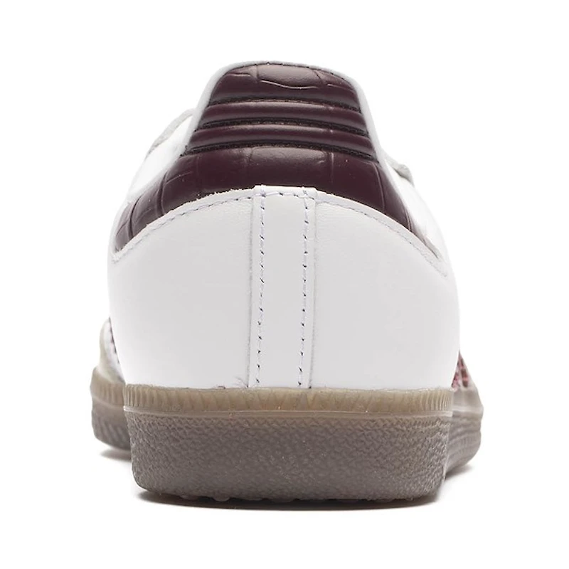 Womens adidas Samba OG Athletic Shoe - Cloud White / Maroon Gum