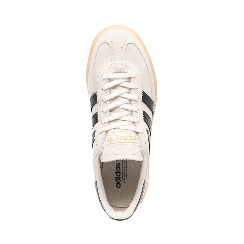 Chaussure athlétique adidas Handball Spezial pour femmes - Blanc / Noir Or métallique