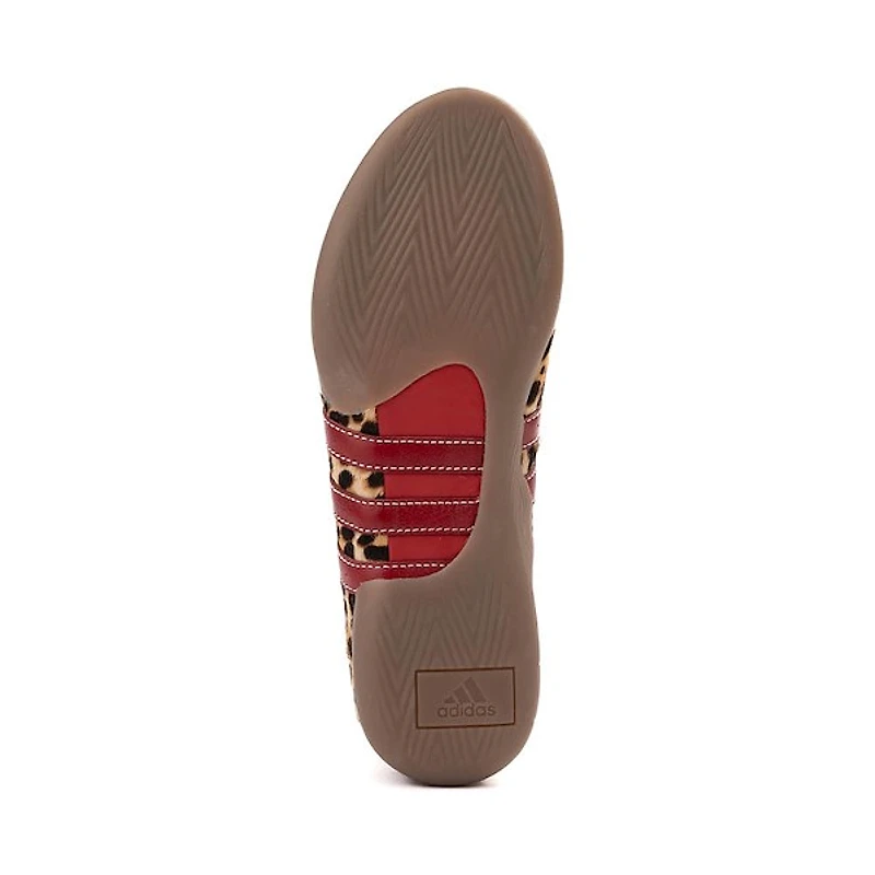 Womens adidas Taekwondo Mei Ballet Shoe - Off White / Leopard Team Victory Red