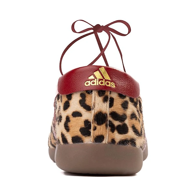 Womens adidas Taekwondo Mei Ballet Shoe - Off White / Leopard Team Victory Red