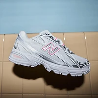New Balance 740 Athletic Shoe - Big Kid Silver Metallic / Signal Pink