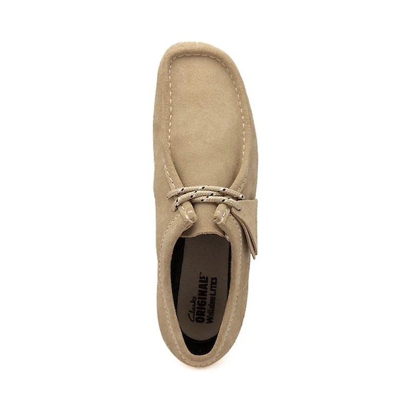 Mens Clarks Wallabee Lite Casual Shoe - Maple