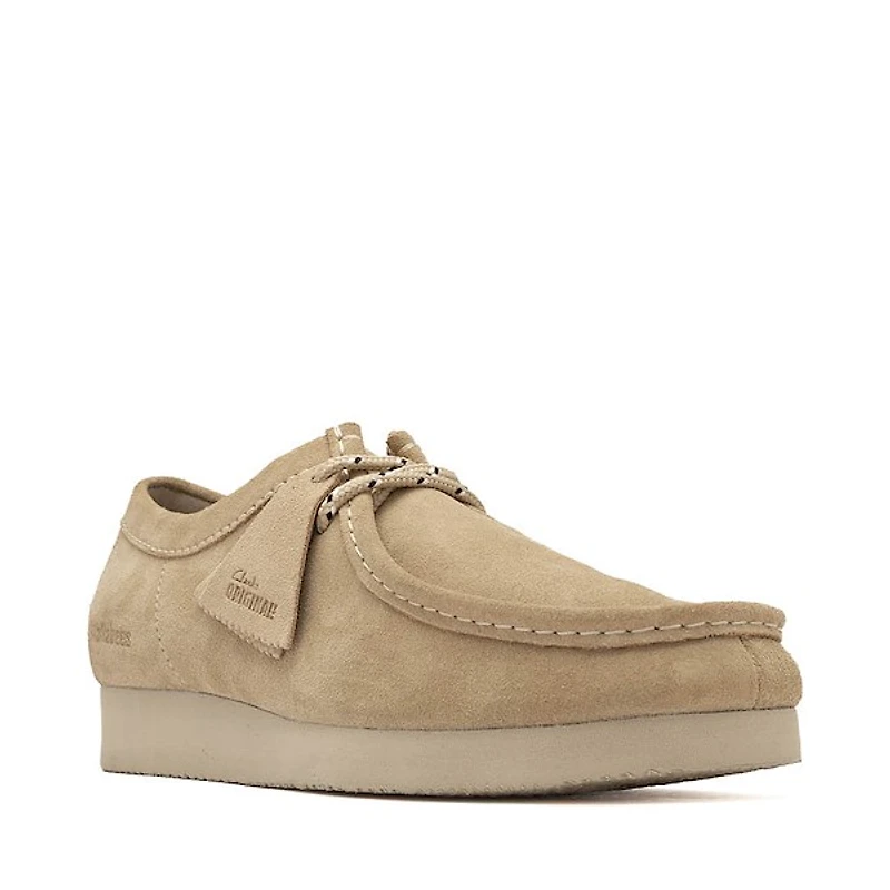 Mens Clarks Wallabee Lite Casual Shoe - Maple