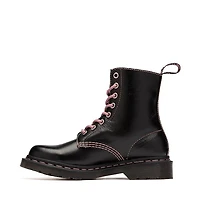 Womens Dr. Martens 1460 Pascal Hearts + Stars 8 Eye Boot - Black