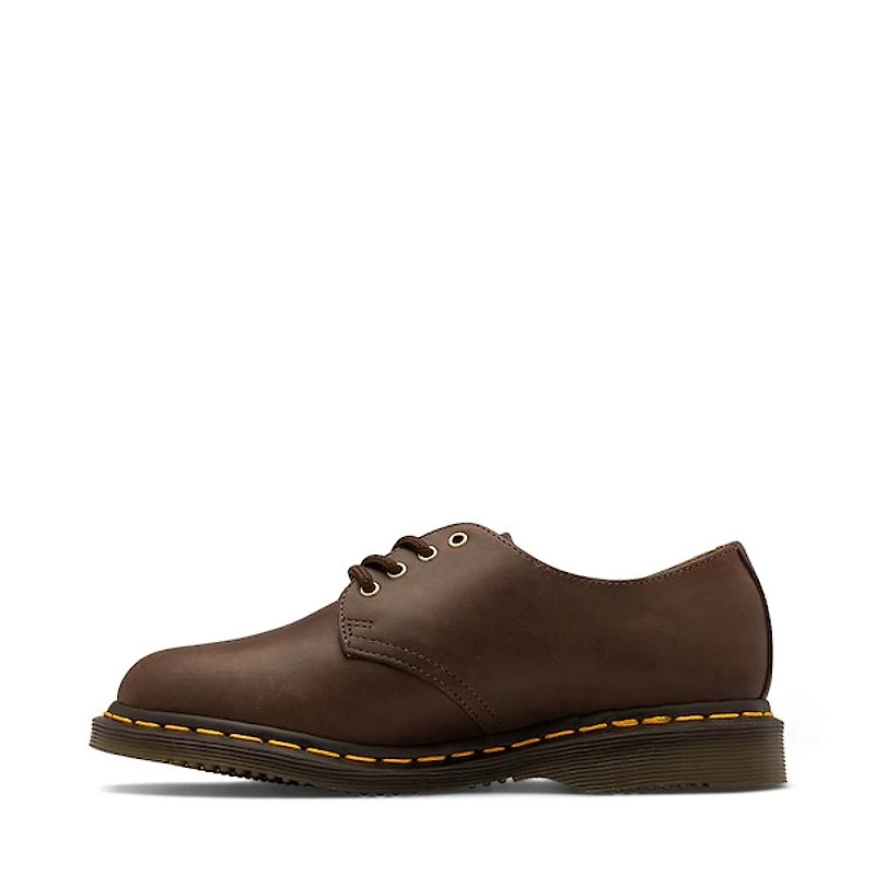 Womens Dr. Martens Daphny 4-Eye Shoe - Dark Brown