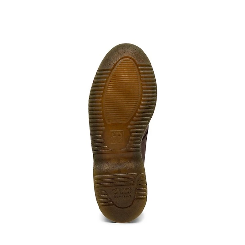 Womens Dr. Martens Daphny 4-Eye Shoe - Dark Brown