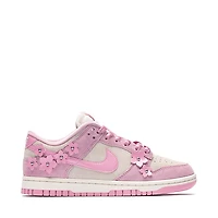 Womens Nike Dunk Low SE Florette Athletic Shoe - Pink Foam / Sail Rise