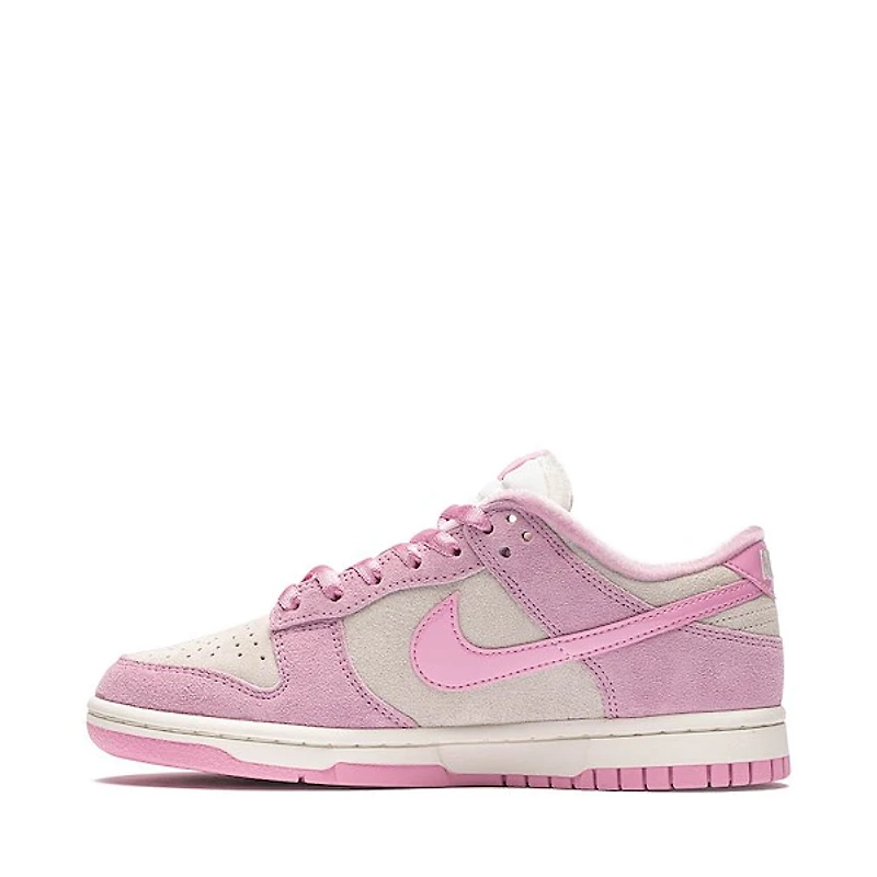 Womens Nike Dunk Low SE Florette Athletic Shoe - Pink Foam / Sail Rise