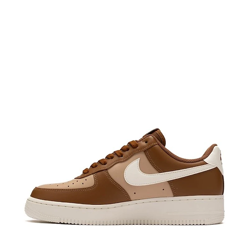 Womens Nike Air Force 1 '07 Athletic Shoe - Light British Tan / Sail Hemp Metallic Gold