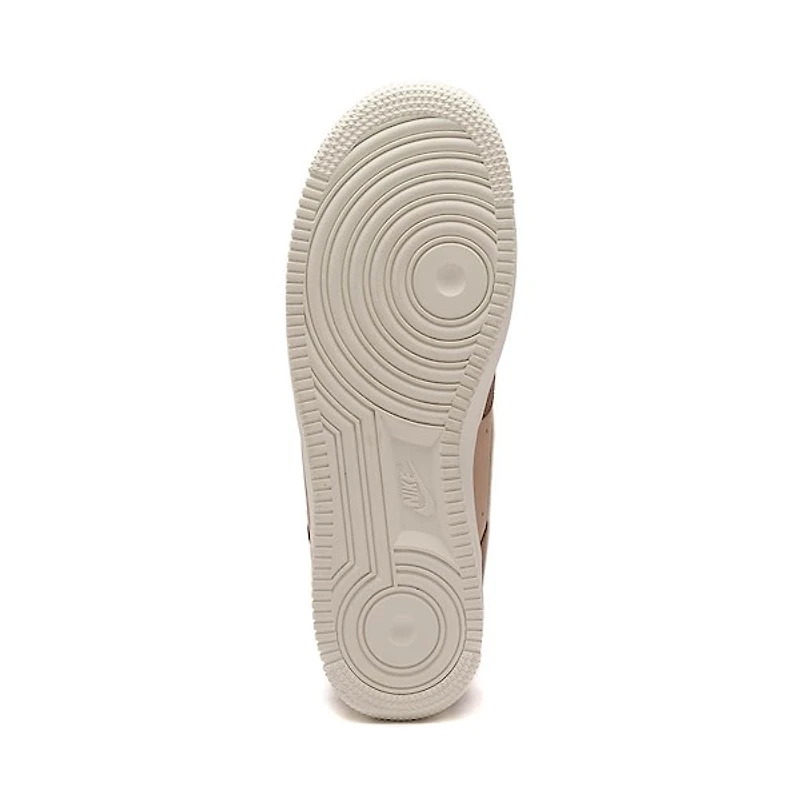 Womens Nike Air Force 1 '07 Athletic Shoe - Light British Tan / Sail Hemp Metallic Gold