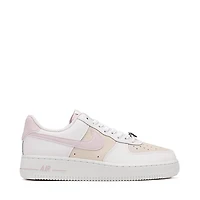Womens Nike Air Force 1 '07 SE Athletic Shoe - White / Bleached Lilac Metallic Silver