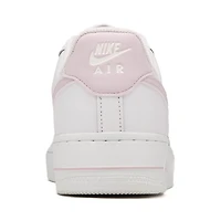 Chaussure athlétique Nike Air Force 1 ’07 SE pour femmes - Blanc / Lilas délavé Argent métallisé
