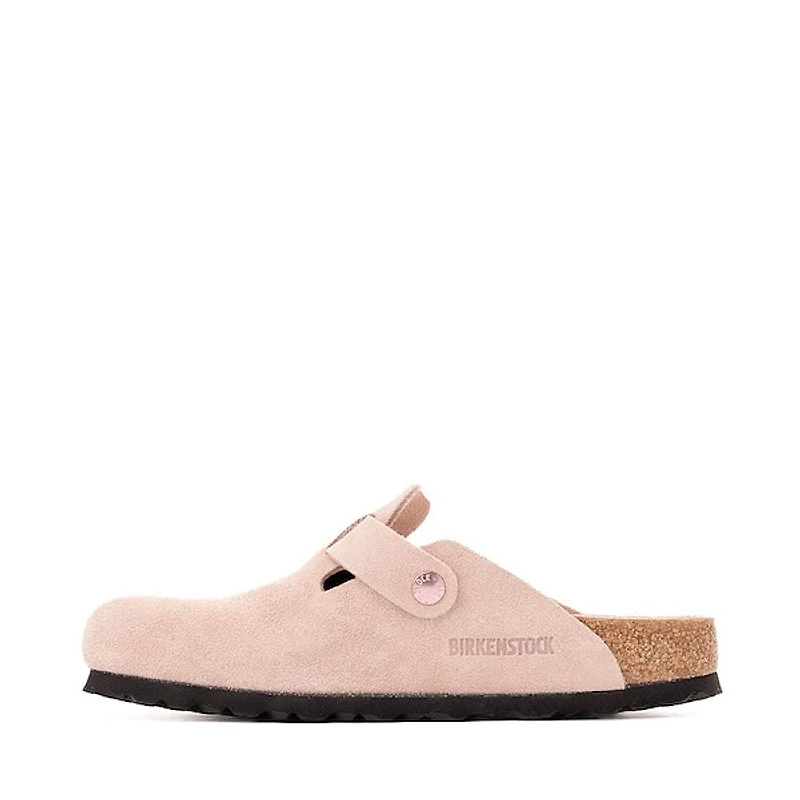 Womens Birkenstock Boston Soft Footbed Clog - Light Rose