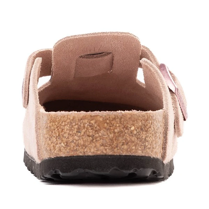Sabot Birkenstock Boston Soft Footbed pour femmes - Rose pâle