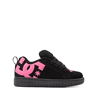 DC Court Graffik Skate Shoe - Little Kid / Big Black Pink