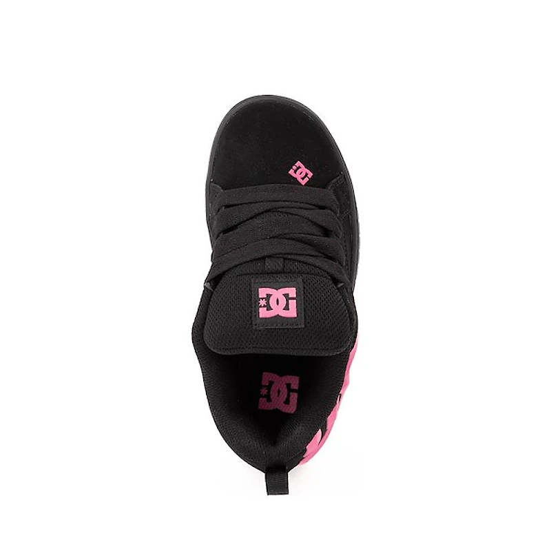 DC Court Graffik Skate Shoe - Little Kid / Big Black Pink
