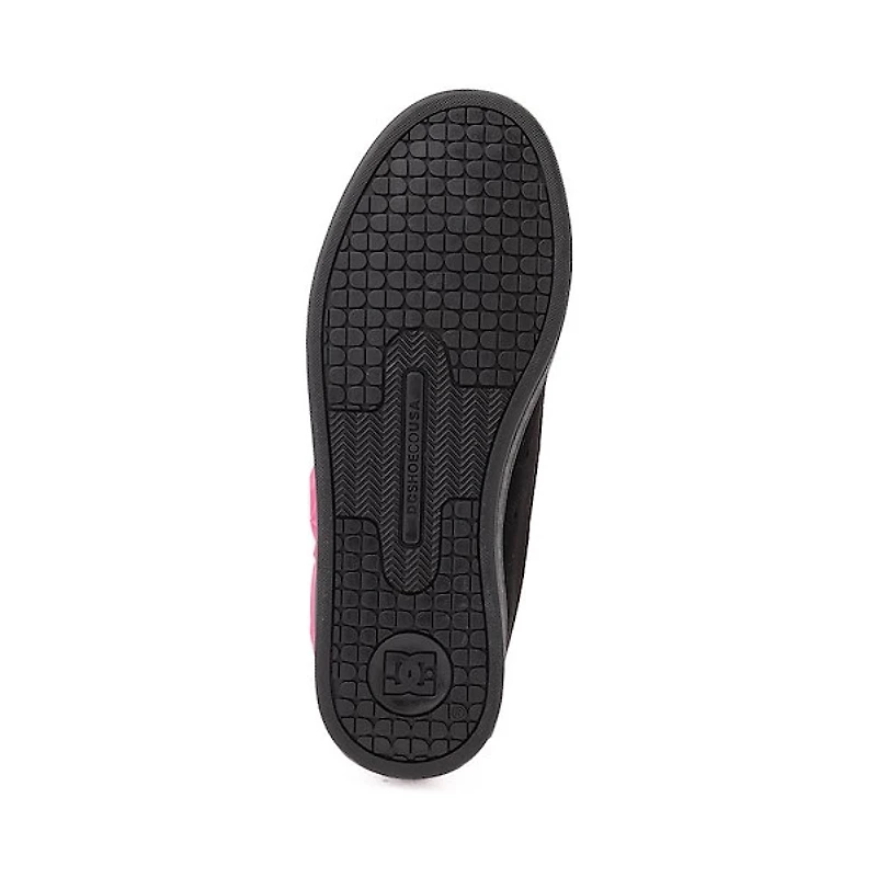 Womens DC Court Graffik Skate Shoe - Black / Pink