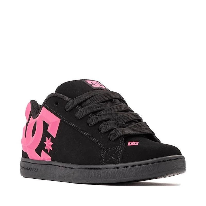 Womens DC Court Graffik Skate Shoe - Black / Pink