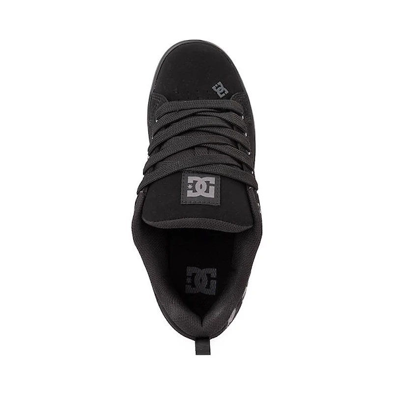 Womens DC Court Graffik Skate Shoe - Black / Grey Lace