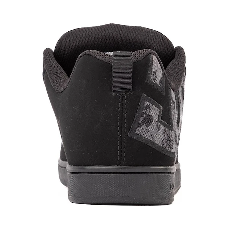 Womens DC Court Graffik Skate Shoe - Black / Grey Lace