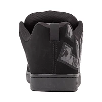 Womens DC Court Graffik Skate Shoe - Black / Grey Lace