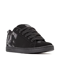 Womens DC Court Graffik Skate Shoe - Black / Grey Lace