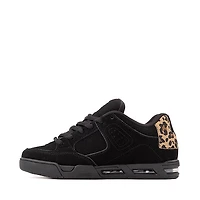 Womens DC Command Skate Shoe - Black / Leopard Print