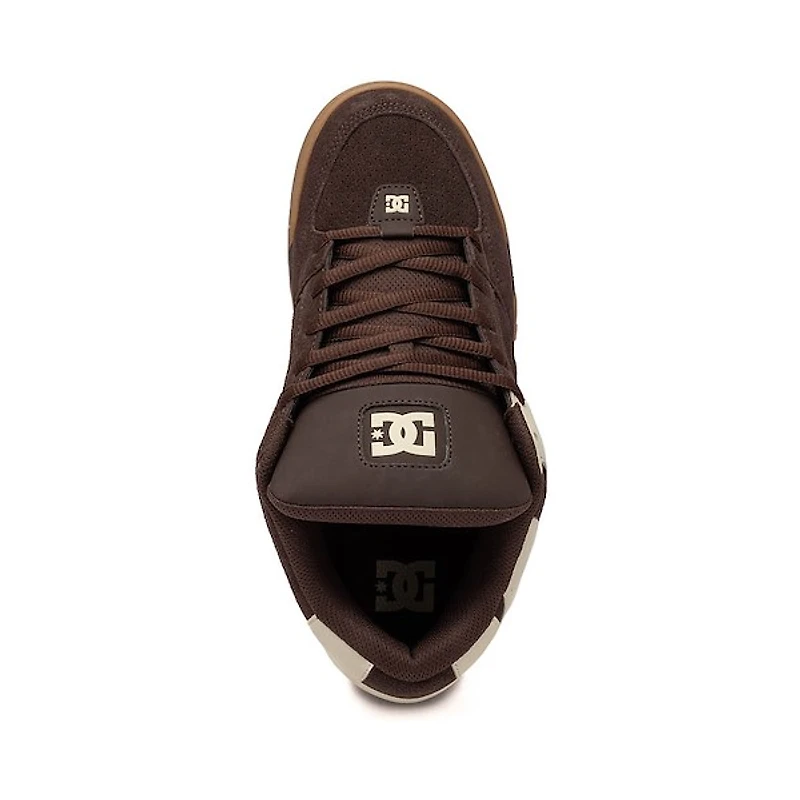 Mens DC Command Special Edition Skate Shoe - Brown / White Gum