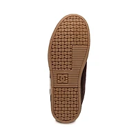 Mens DC Command Special Edition Skate Shoe - Brown / White Gum