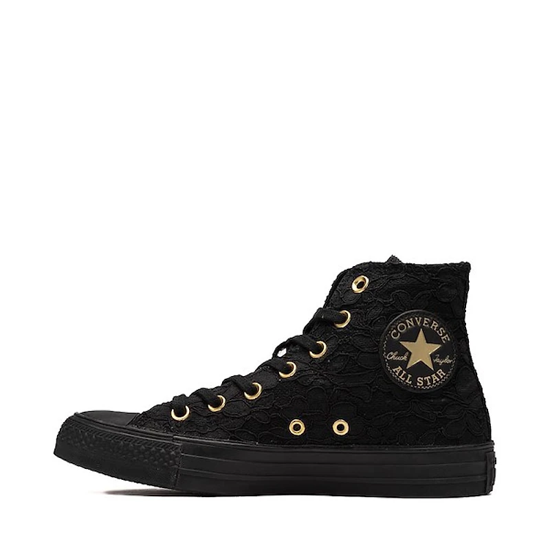 Converse Chuck Taylor All Star High-Top Ruffled Lace Sneaker - Black