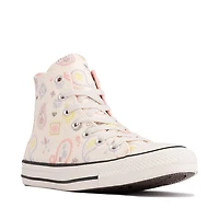 Converse Chuck Taylor All Star Embroidered Paisley Pop High-Top Sneaker - Egret / Olive Android Petal Pink