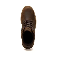 Mens Britton Falls Mid Lace-Up Waterproof Boot - Dark Brown