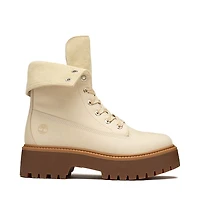 Womens Timberland Stone Street Platform Mid Boot - Light Beige