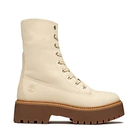 Womens Timberland Stone Street Platform Mid Boot - Light Beige